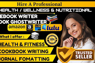 ghostwrite nutrition book, a guided journal for mental health and wellness