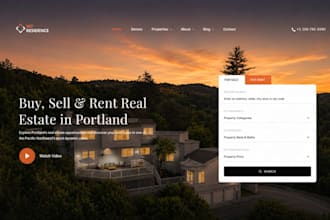 build homeowners website mortgage website real estate, home warranty website