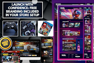 build video game shopify console playstation store xbox game accessories website