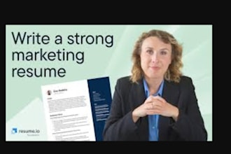 write a professional resume for executives, sales or marketing