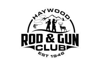 design high definition logo for rod and gun club