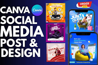 canva social media post design facebook instagram linkdin post design carousel