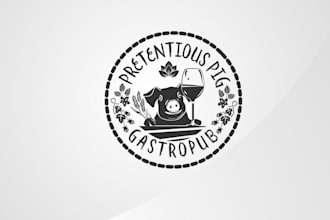 design a modern custom logo for your beer brand or brewery