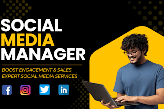 be your social media manager and content creator