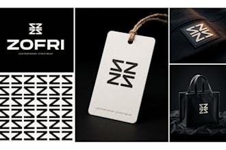 design a monogram logo pattern for your brand