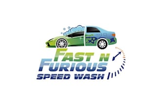 design awesome car wash experience logo