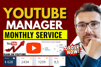 setup and monetize youtube channel for complete channel growth and monetization