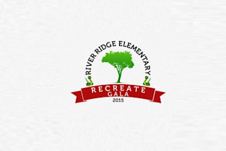 create sustainability unique a logo for a school fundraiser