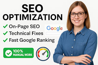 complete on page technical SEO and google ranking optimization