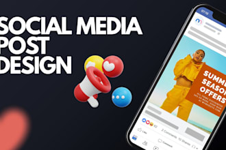 design socail media posts, ads for instgram, facebook