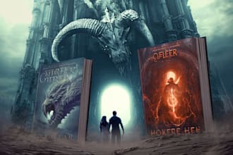 design fantasy, sci fi, horror, and dystopian book cover art
