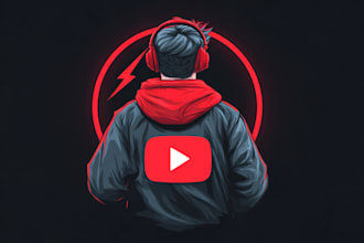 create a unique logo for twitch, youtube and gaming channel