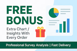 do professional survey analysis with free bonus insights