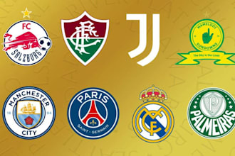 design classic soccer football club logo for your brand