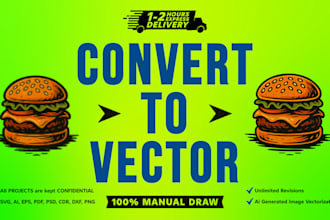 replicate, recreate logo, convert to svg fast