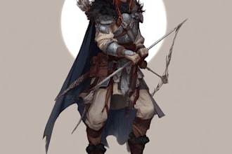 dnd character art and dnd character art
