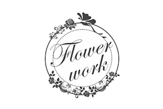 design elegant aesthetics florist logo