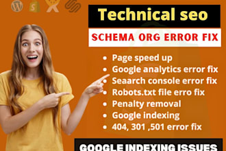 do technical SEO, website audit, google search console, indexing and speed