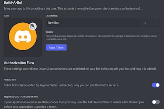 create a custom discord bot for your server