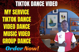 create an african tiktok dance video for your song or music to go viral