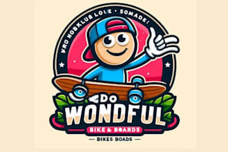 design a awesome bike board logo