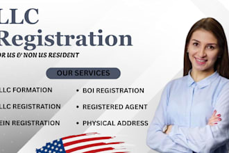 do US llc registration, llc formation, ein number and company setup