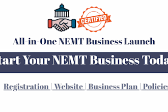 do nemt registration, design nemt website, business plan, policy and procedure
