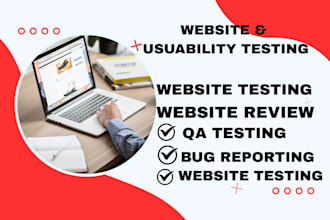 do user testing and review website or android app, ios app QA review