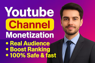do complete youtube promotion for monetization