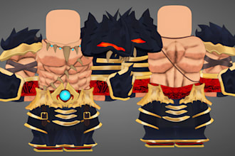create 3d roblox assets ugc model 3d roblox clothing model, roblox map, low poly