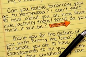 handwrite notes and letters