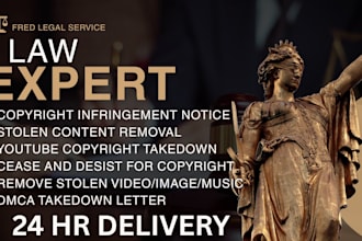 write a dmca takedown or copyright infringement notice for stolen content