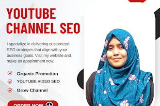 be your youtube video SEO specialist for top ranking
