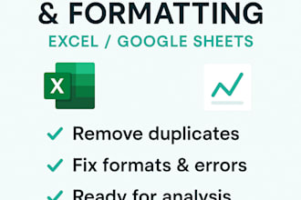 data cleaning and formatting in excel