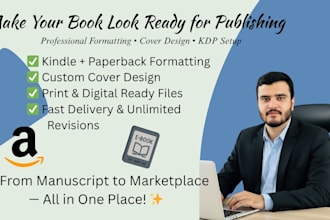 publish and format your book on amazon kindle KDP