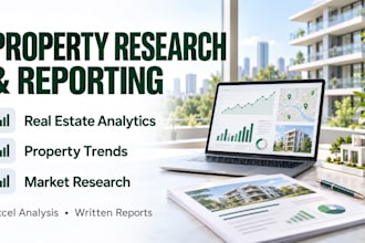 do real estate analytics, property trends, excel data analysis, market research
