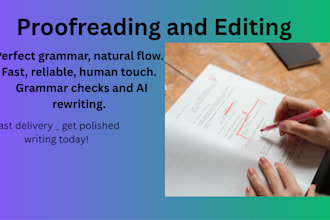 proofread and edit your essay or article to perfection