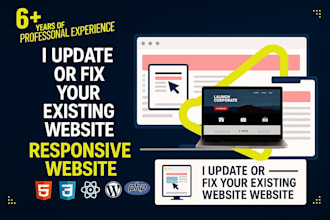 fix, update, or customize your website