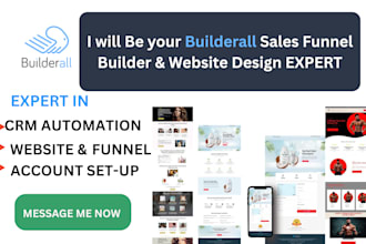 build a high converting builderall website, builderall sales funnel, automation