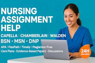 do capella, chamberlain, and walden, bsn, msn, and dnp nursing