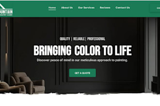 build squarespace tradie website carpenter website handyman builder website