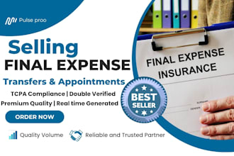 selling final expense live transfers and appointments