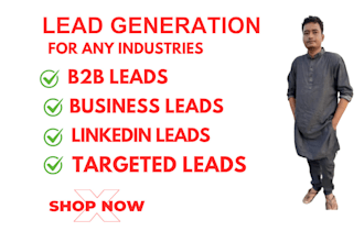 b2b lead generation, linkedin leads, and email list building
