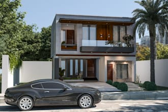 stunning 3d renders of interior home design, 3d architectural, exterior building