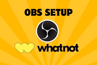 setup your whatnot live stream using obs