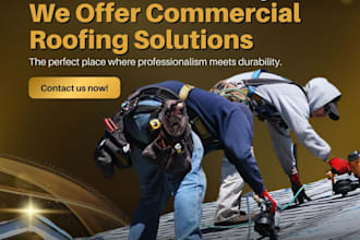 generatecommercial roofing leads roofing landing page roofing contractor website