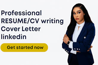 l create a professional resume, cover letter, and optimize your linkedin profile