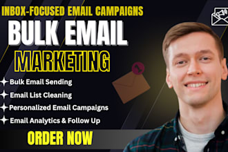 send bulk email campaign, bulk email blast and cold email marketing to inbox