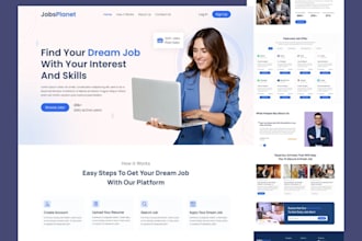 create job portal website, recruitment website, job listing website