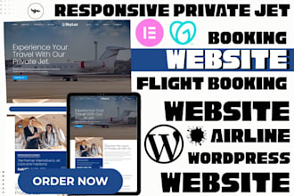 build hot private jet booking website, flight booking website airline website